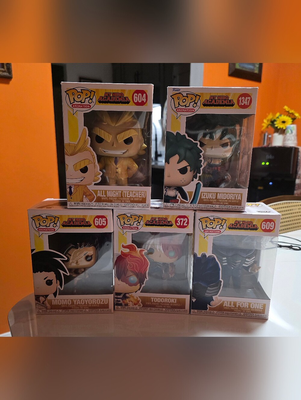 FUNKO My Heroacademia Pop Set.
